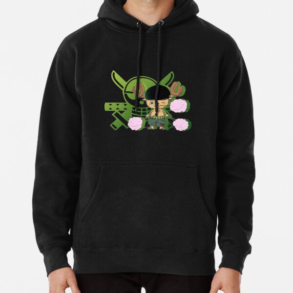 J'aimerais vraiment pouvoir lui serrer la joue et faire des bisous à Chopper! Sweat à capuche épais