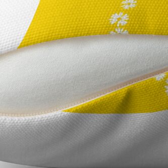 Alternate view of Yellow daisy Throw Pillow