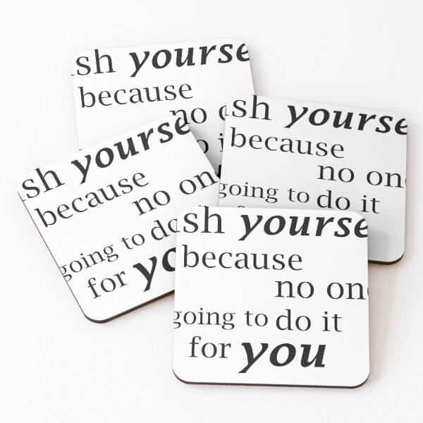 Item preview, push yourself because noone else will  designed and sold by SleepyWheat.