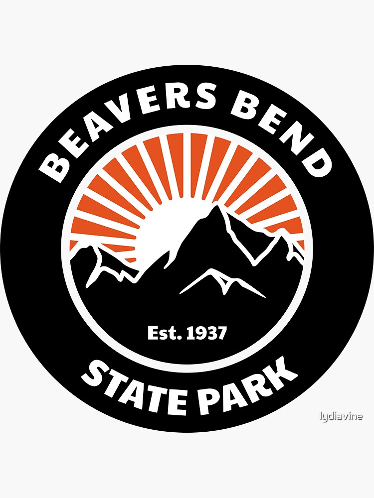 "Beavers Bend State Park Sunrise" Sticker by lydiavine Redbubble