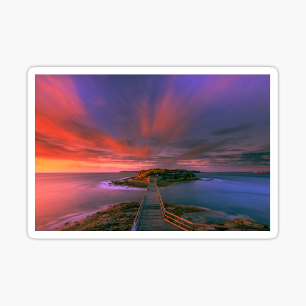 Bare Island Sunrise Sticker