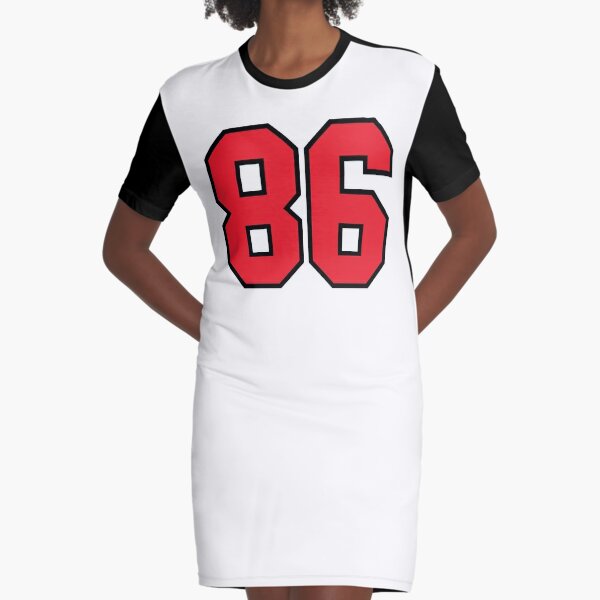 number 86 jersey dress