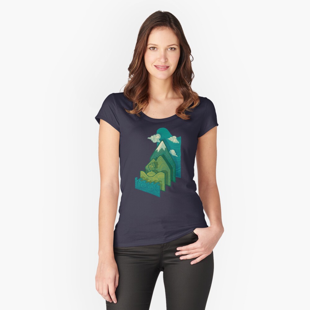 Item preview, Fitted Scoop T-Shirt designed and sold by Waynem79.
