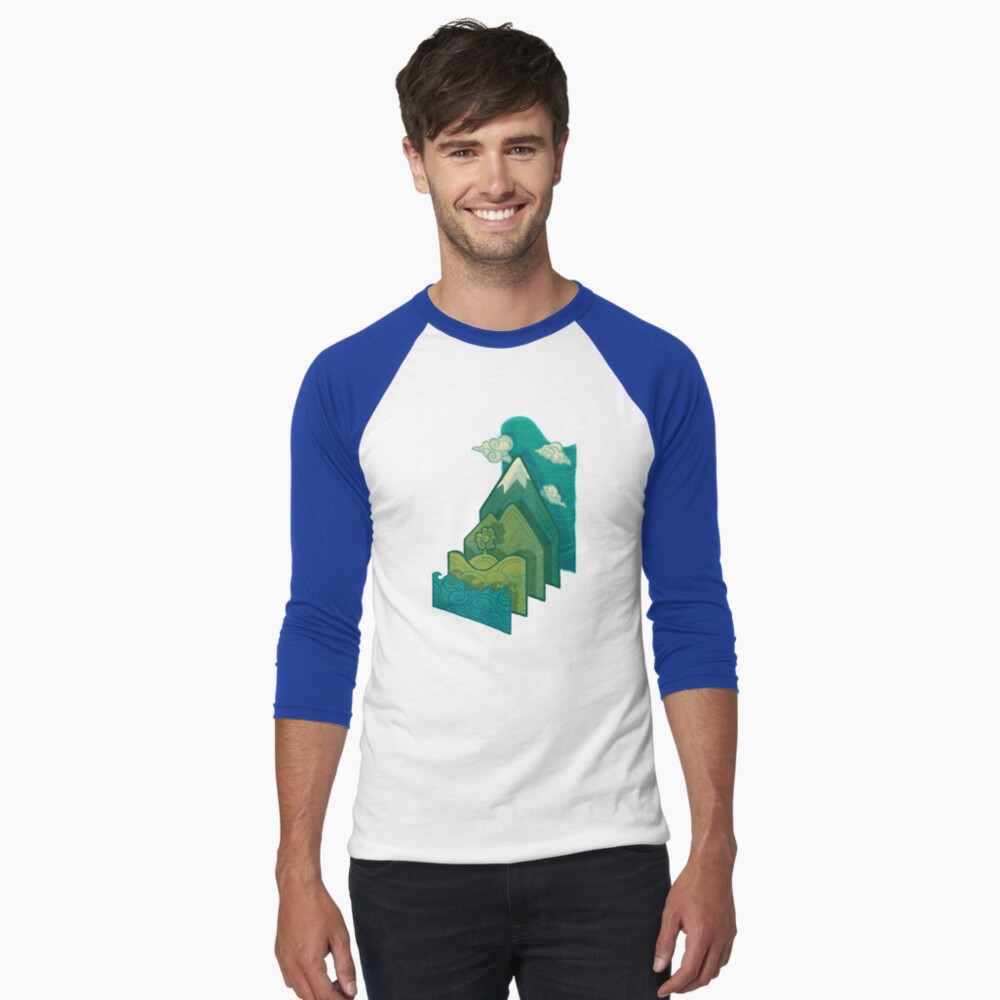 Item preview, Baseball ¾ Sleeve T-Shirt designed and sold by Waynem79.