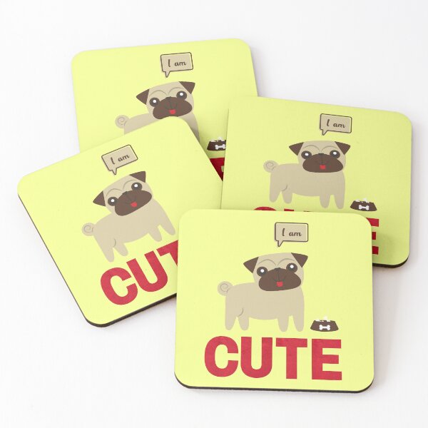 Item preview, Cute | Pug  | I am | Positive Affirmations | Affirmed Art designed and sold by AffirmedStudio.