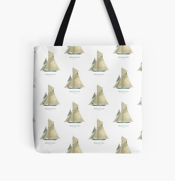 1901 Shamrock portrait All Over Print Tote Bag