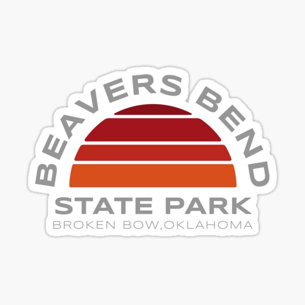 "Beavers Bend State Park Sunset" Sticker by lydiavine Redbubble