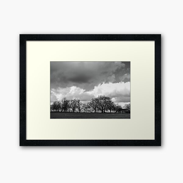 stormy clapham Framed Art Print
