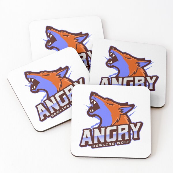 Item preview, Angry Howling Wolf- Wild animal/  designed and sold by EvaWolf.