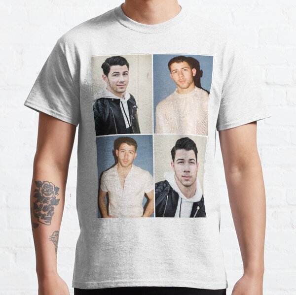 Nick Jonas Collage Camiseta clásica