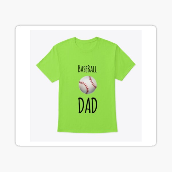 BaseBall Dad T-Shirt Sticker