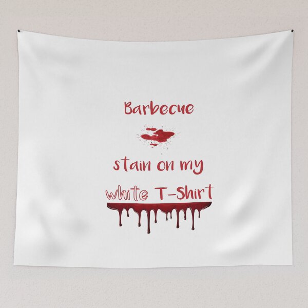 Item preview, Barbecue stain on my white Classic T-Shirt designed and sold by VAN-DESIGN.