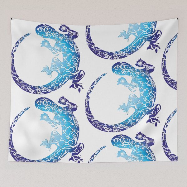 Item preview, Blue salamander designed and sold by maglyly.
