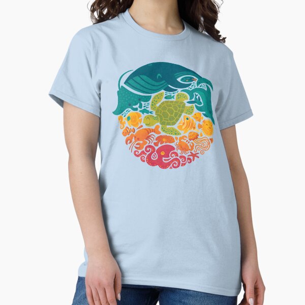 Item preview, Aquatic Rainbow (light blue) designed and sold by Wayne Minnis.