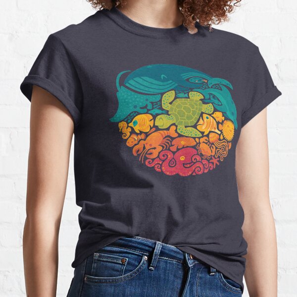 Aquatic Rainbow Classic T-Shirt
