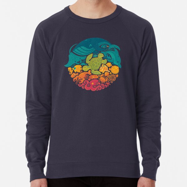 Aquatic Rainbow Lightweight Sweatshirt