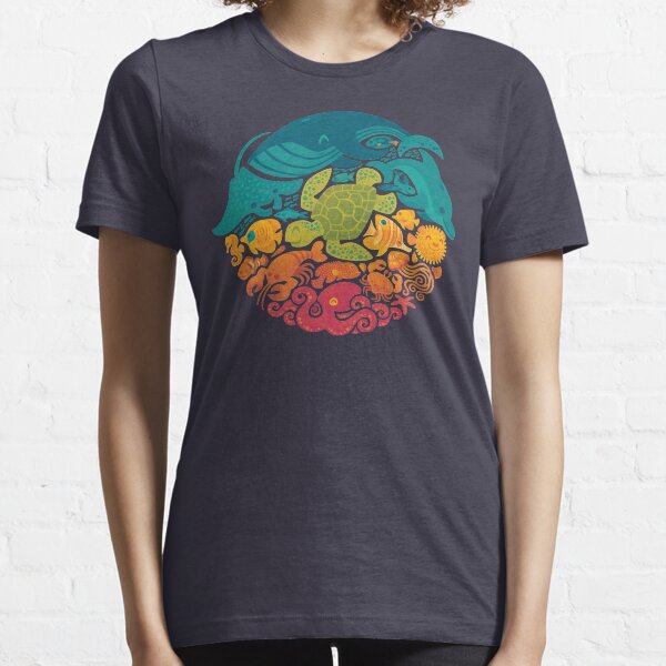 Aquatic Rainbow Essential T-Shirt