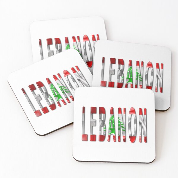 Item preview, Lebanon Word With Flag Texture designed and sold by MarkUK97.