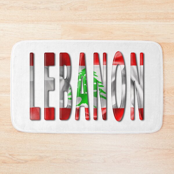 Item preview, Lebanon Word With Flag Texture designed and sold by MarkUK97.