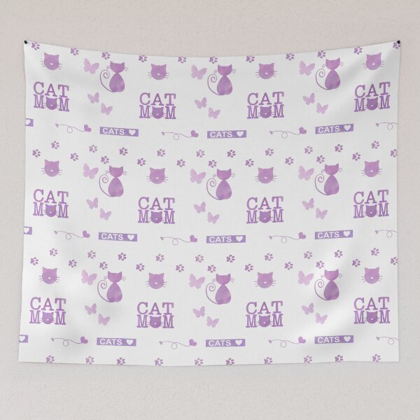 Item preview, Cats purple designed and sold by OkihanaShop.