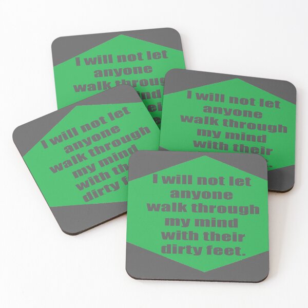 Item preview, I will not let anyone walk through my mind with their dirty feet designed and sold by bunlinked.