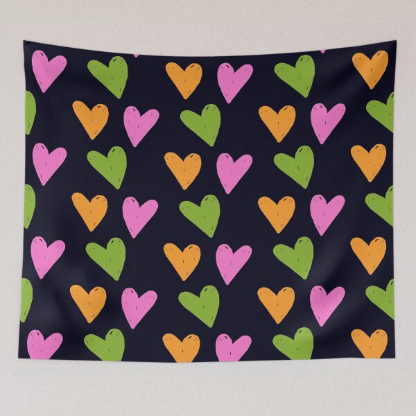 Item preview, Candy Colored Hearts designed and sold by madtoyman.