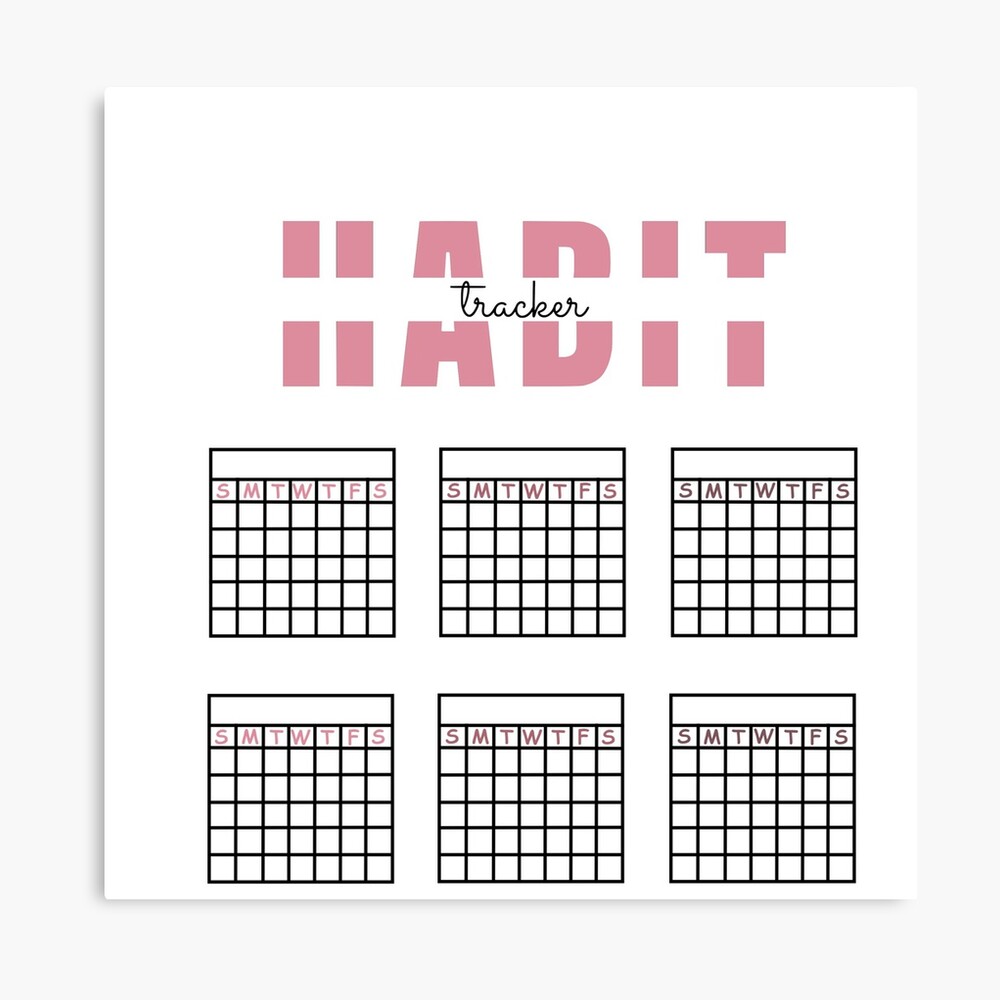 Habit Tracker Sticker for Sale by nanapenguin