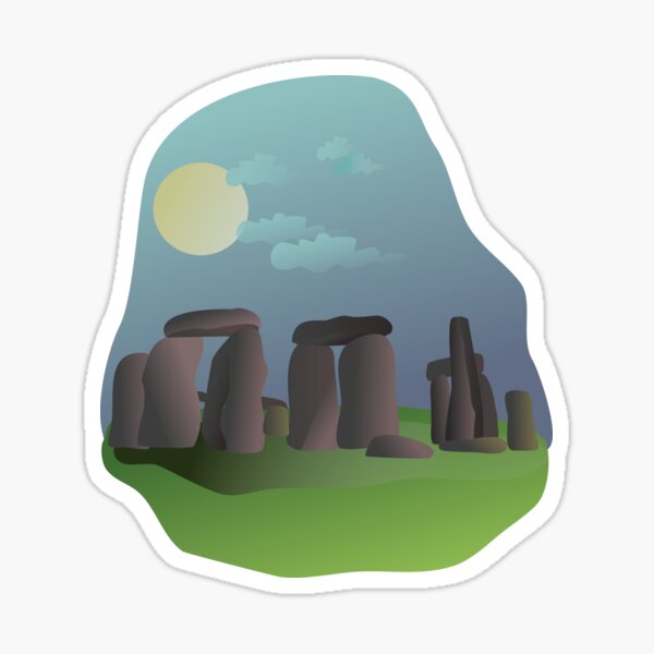 Stonehenge standing stones Sticker