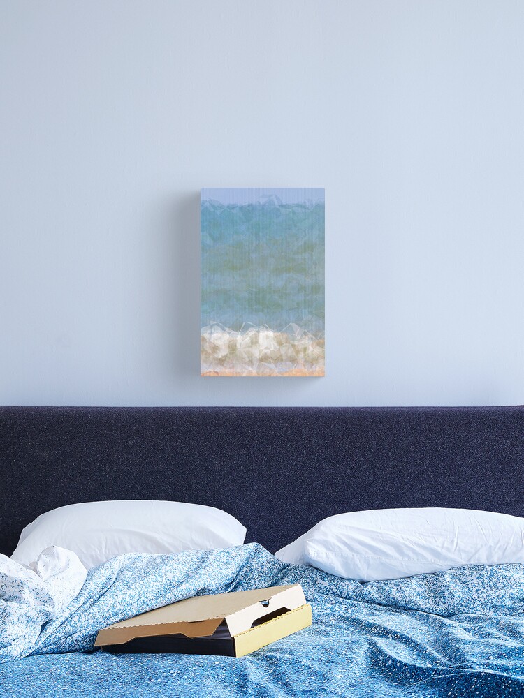 Thumbnail 2 of 3, Canvas Print, Beach designed and sold by hidden-design.