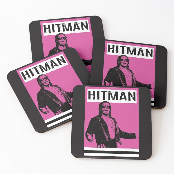 Bret the Hitman Hart Coasters (Set of 4)