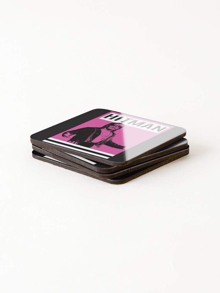 Alternate view of Bret the Hitman Hart Coasters (Set of 4)