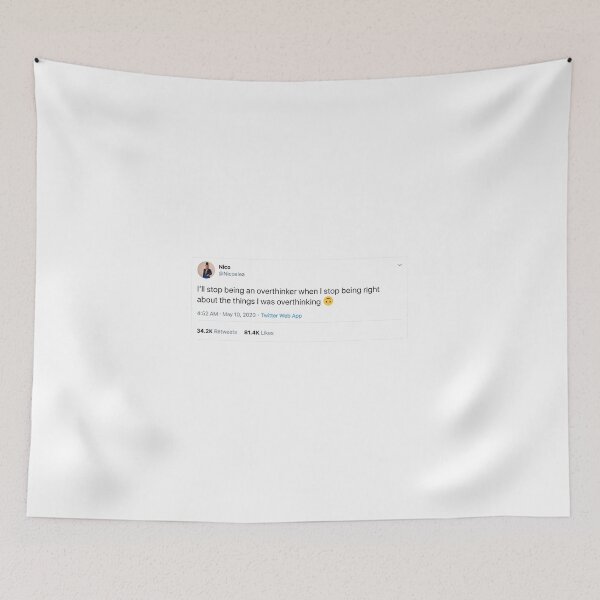 Item preview, Overthinking designed and sold by CrazyCatChick.