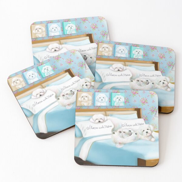 Item preview, Sleeps with Maltese designed and sold by Catia Lee.