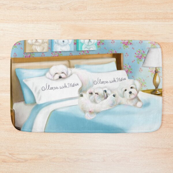 Item preview, Sleeps with Maltese designed and sold by Catia Lee.