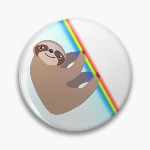 Item preview, Cute Sloth Climbing a Rainbow designed and sold by merchhost.