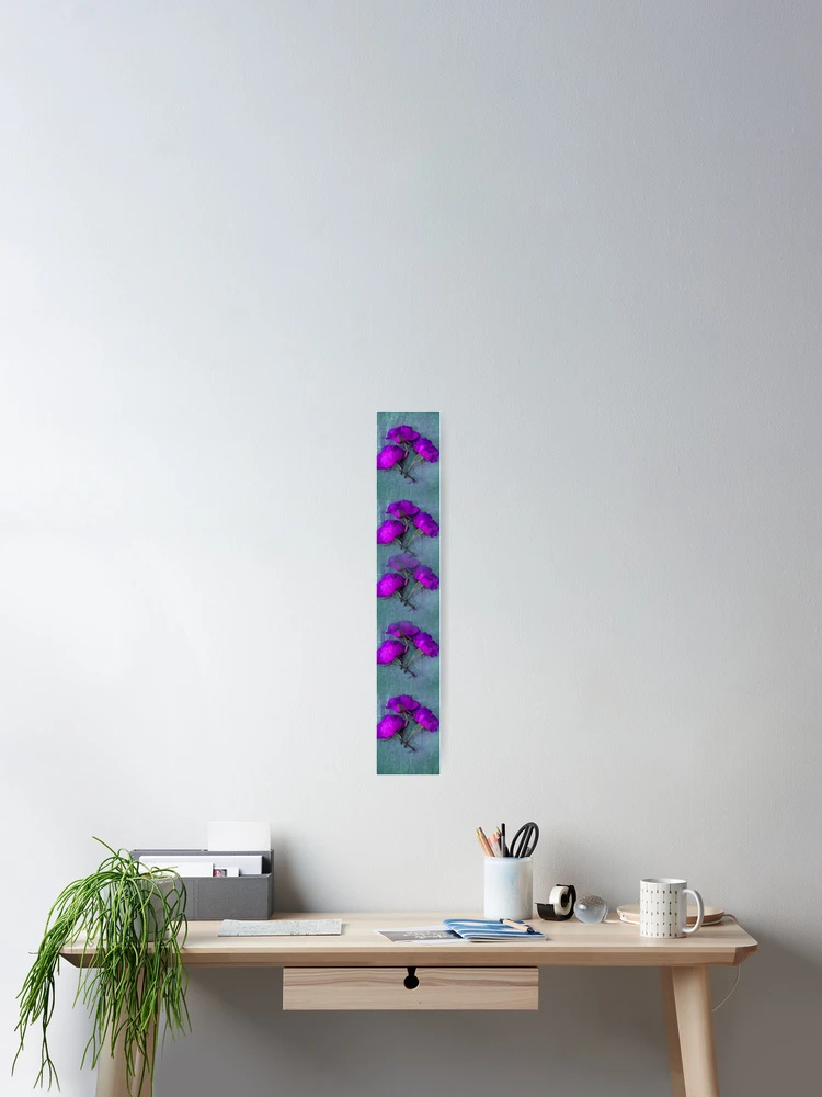 Thumbnail 2 of 3, Poster, Purple Roses designed and sold by Tamarra.