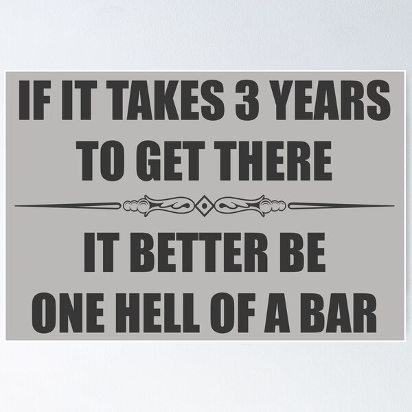Item preview, Law Student Bar Exam Gifts - If It Takes 3 Years to Get There It Better Be One Hell of a Bar Funny Gift Ideas for Law School Students & Future Lawyer Attorney for Graduation designed and sold by merkraht.