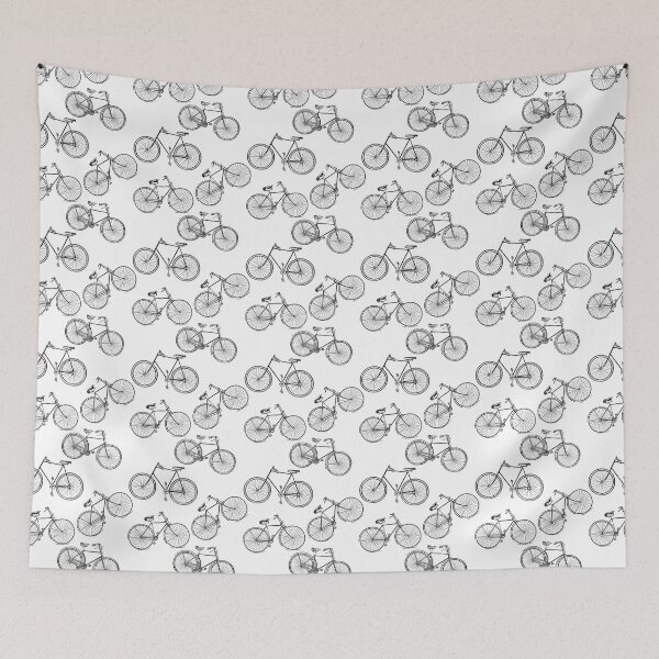 Item preview, Vintage bicycles print designed and sold by LittleBettyMakes.