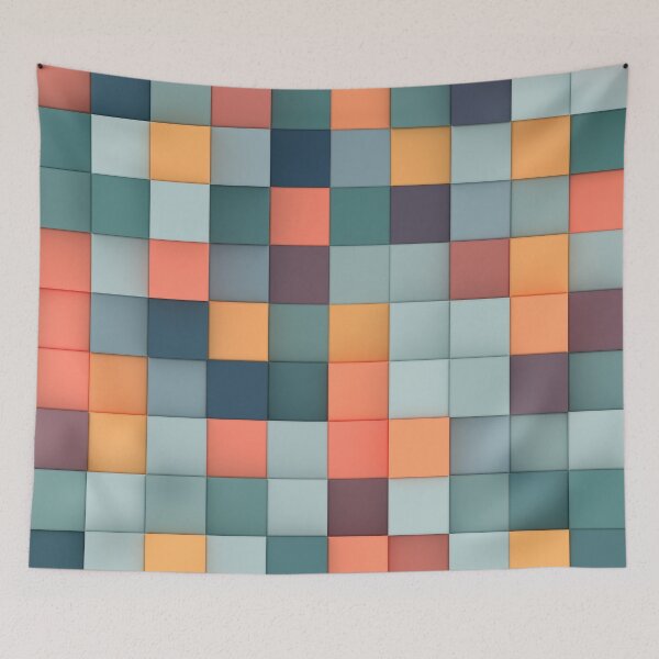 Item preview, Colorful 3D squares designed and sold by lathspell.