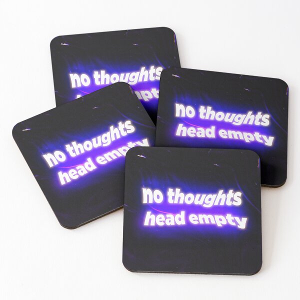 Item preview, No Thoughts Head Empty Meme designed and sold by koolpingu.