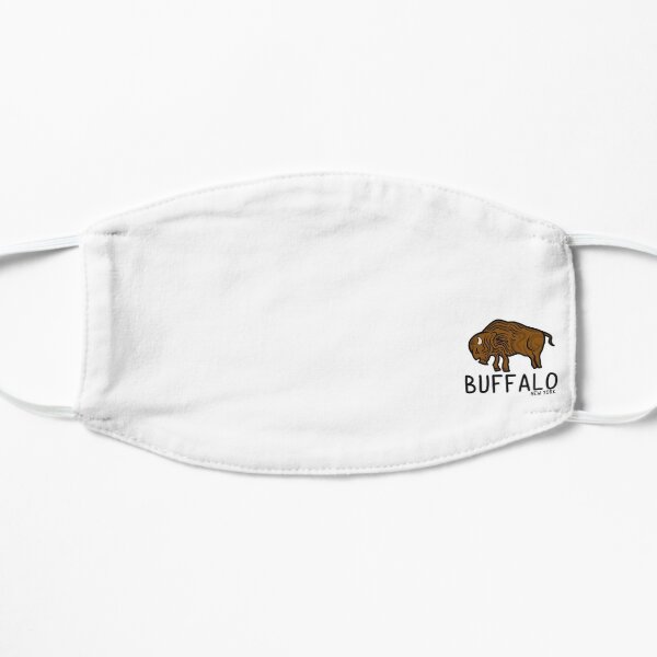 Buffalo, New York Bison Logo Flat Mask
