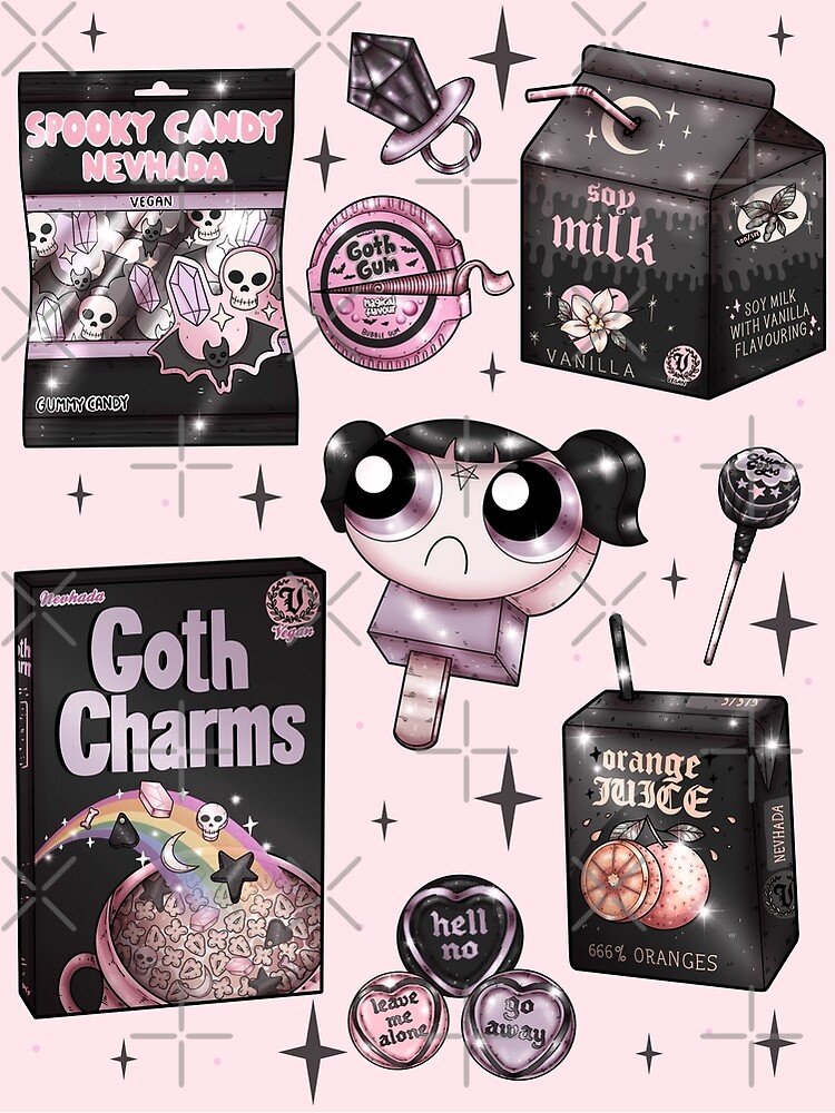 Goth Charms - Goth - Posters and Art Prints