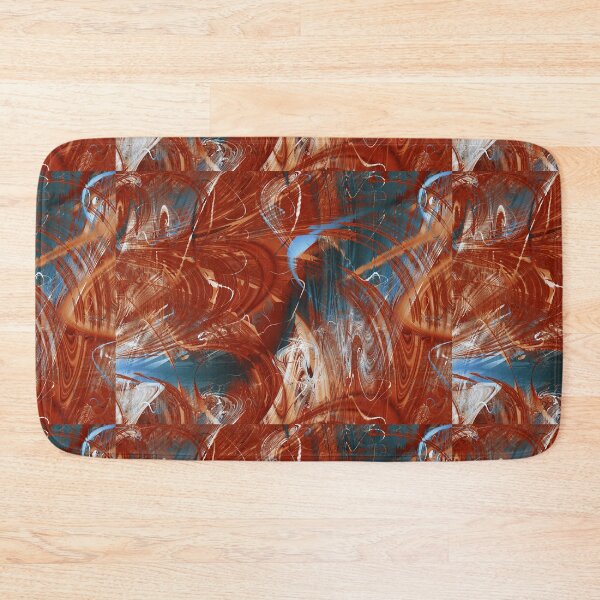 Item preview, Painterly Fractal Abstract Pattern designed and sold by pinkal.