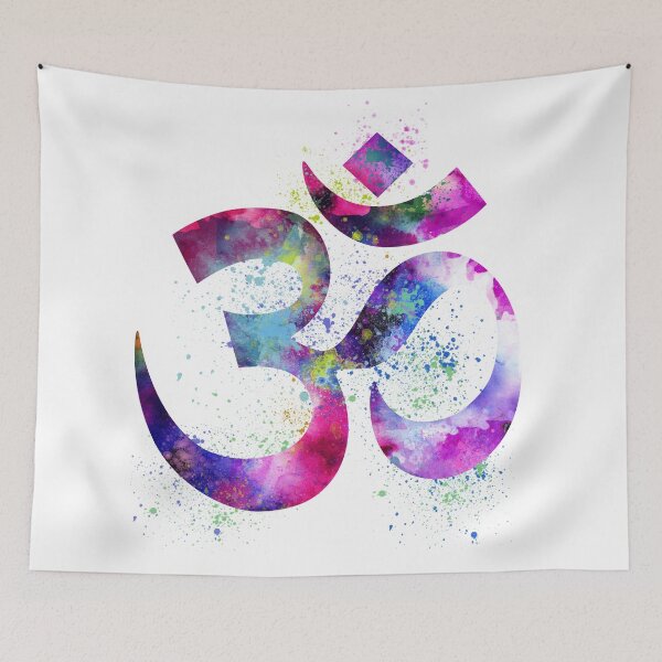 Item preview, Om Symbol, Watercolor Aum designed and sold by millamix.