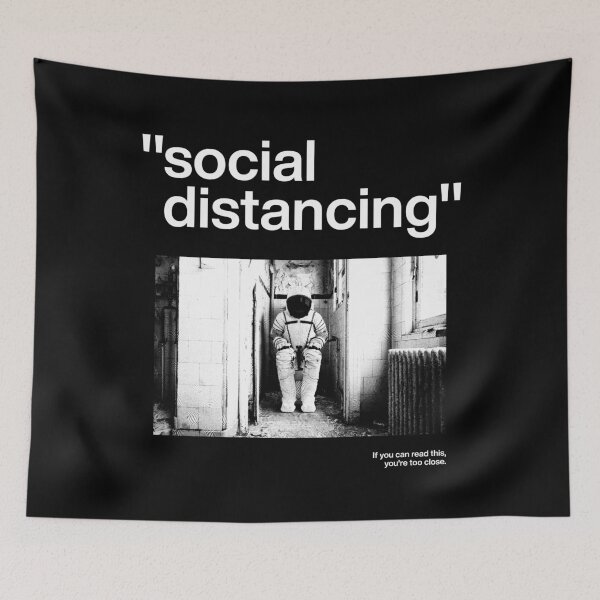 Item preview, Social Distancing Astronaut designed and sold by Time-is-Money.