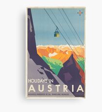 Vintage poster - Austria Canvas Print