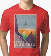Weinleseplakat - Österreich Vintage T-Shirt