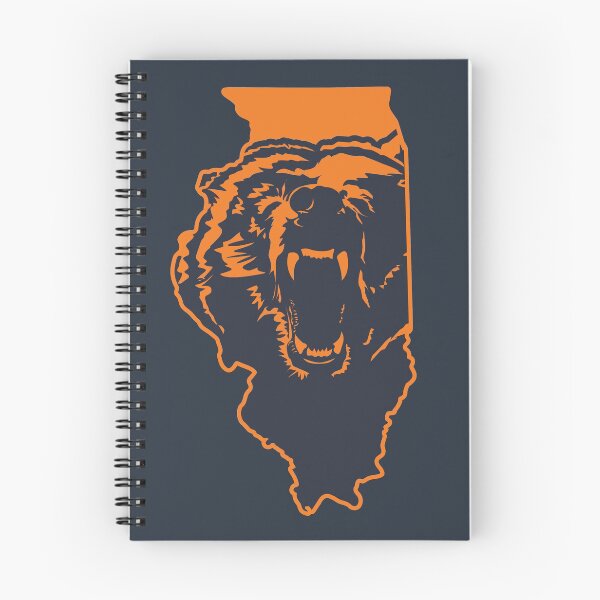 Item preview, Chicago Bears Illinois NFL State Outline designed and sold by Stayfrostybro.