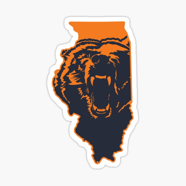 6 Small Chicago Bears Logo Vinyl Decal Laptop Bears phone Window Cup Sticker