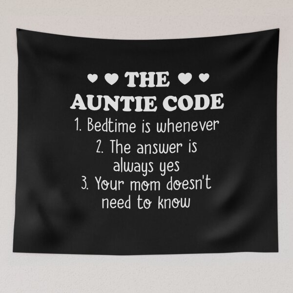 Item preview, The Auntie Code  designed and sold by dreamy11.